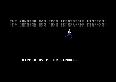 The Running Man from Impossible Mission
