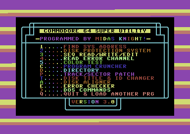 Commodore 64 Super Utility V3.0