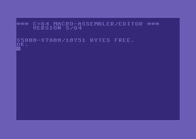 Macro-Assembler / Editor Version 5