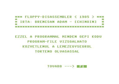 Floppy-Disassembler [hungarian]