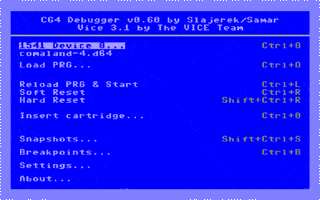 C64 65XE Debugger V0.64.56.8