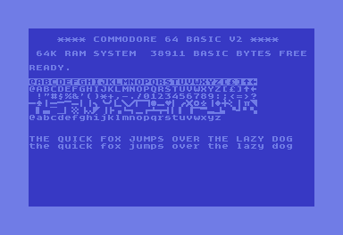 PXLfont 88665b RF2.3 C64 system font CHARGEN