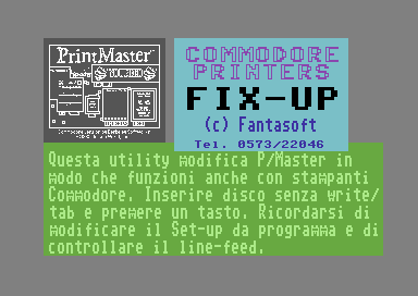 PrintMaster Fix-up