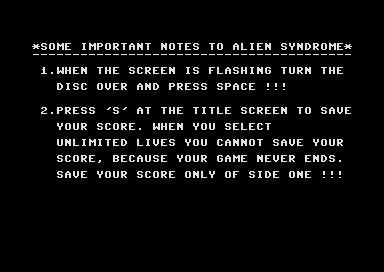 Alien Syndrome +2H (V3)