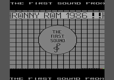 The First Sound