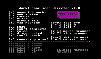 Darkthrone Scan Director V1.0
