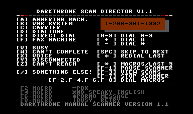 Darkthrone Scan Director V1.1