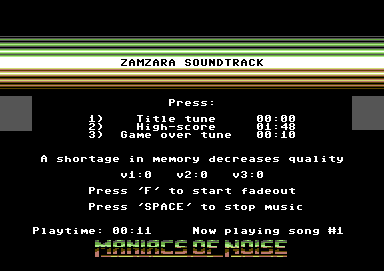Zamzara Soundtrack
