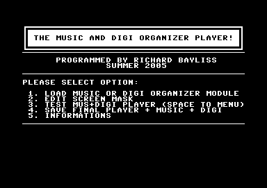 Digi Organizer + Music Player