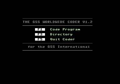GSS Coder V1.2