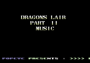 Dragon's Lair Part II Music