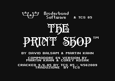 The Print Shop [Italian]
