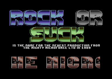Rock or Suck