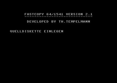 Fastcopy 64/1541 V2.1 [german]