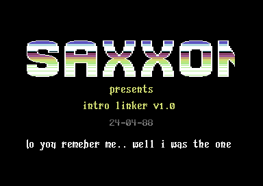 Saxxons Intro Linker V1.0
