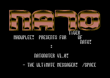 Natonoter V1.0 - The Ultimate Messager