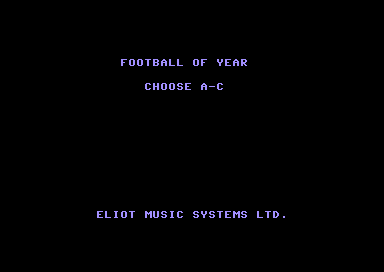 Football of Year Music