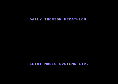 Daily Thomson Decathlon Music
