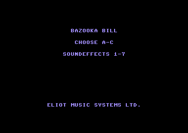 Bazooka Bill Music