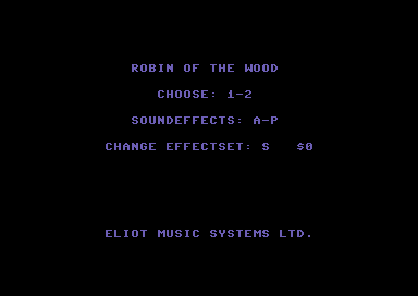 Robin of the Wood Music