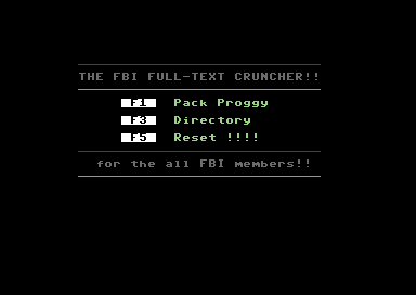 The FBI Full-Text Cruncher