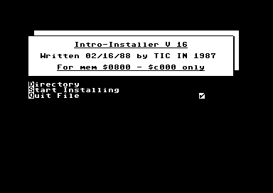 Intro-Installer V16