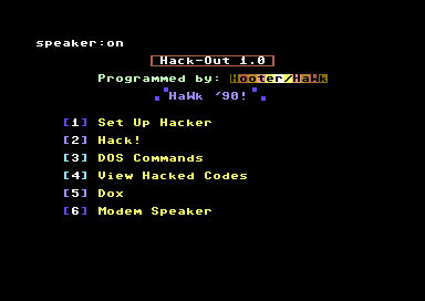 Hack-out 1.0