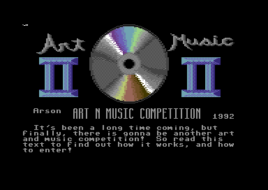 Art n Music Competition 1992
