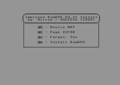 Improved RamDOS V3.3+ Install