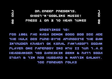 Ghosts 'n' Goblins Music!