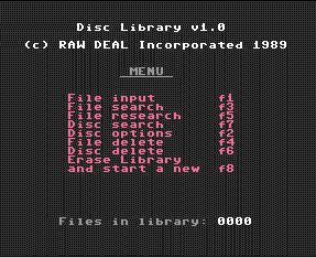 Disc Library V1.0