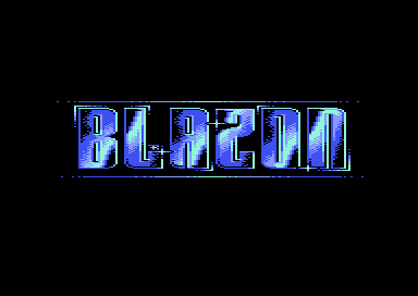 Blazon oldscool blue logo