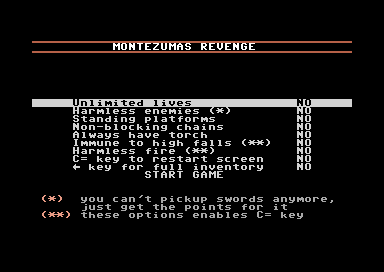 Montezuma's Revenge +9