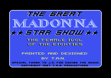 The Great Madonna Star Show