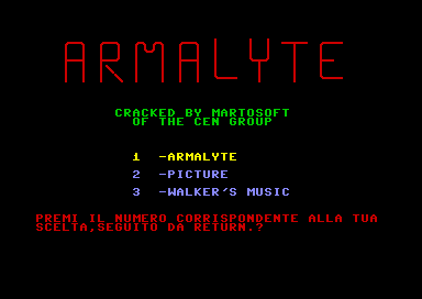 Armalyte + Walker's Music