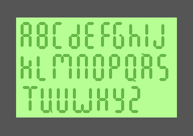 LCD Font