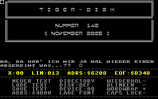 Tiger-Disk #140