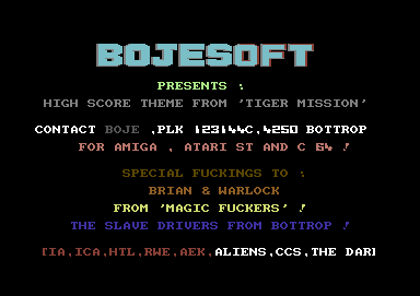 High Score Theme from Tiger Mission