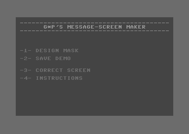 G*P's Message-Screen Maker