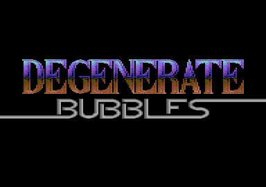 Degenerate Bubbles