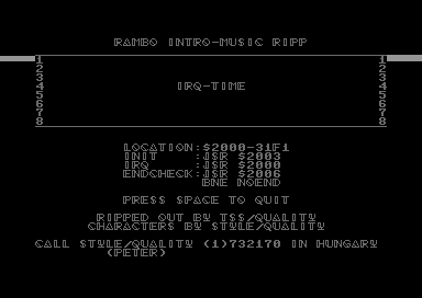 Rambo Intro Music Ripp