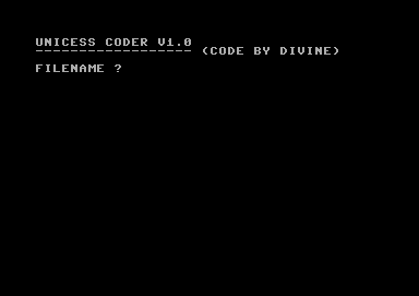 Unicess Coder V1.0