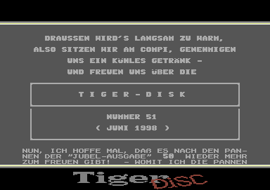 Tiger-Disk #51