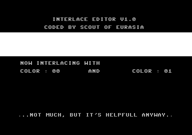 Interlace Editor v1.0