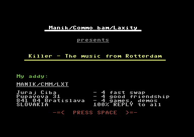Killer - The Music from Rotterdam