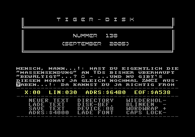 Tiger-Disk #138