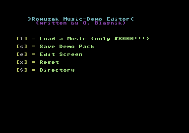 Romuzak Music Demo-Editor
