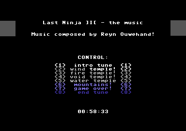 Last Ninja 3 Music