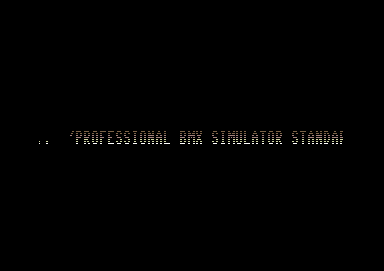 Professional BMX Simulator