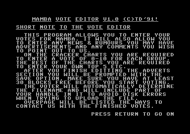Mamba Vote Editor V1.0